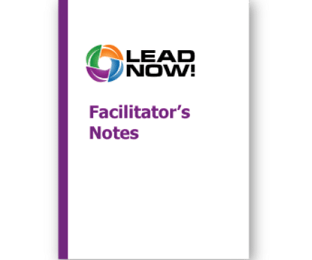 icon of LEAD NOW! Facilitator Notes