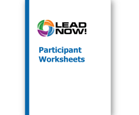 icon of LEAD NOW! participant worksheets