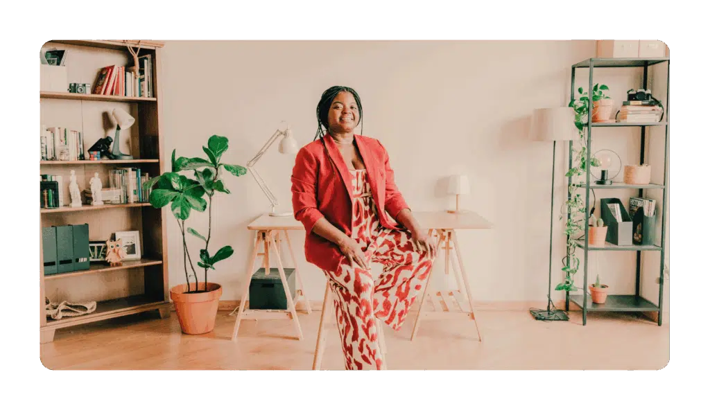 woman representing one of the key personal qualities for a CEO - decisiveness