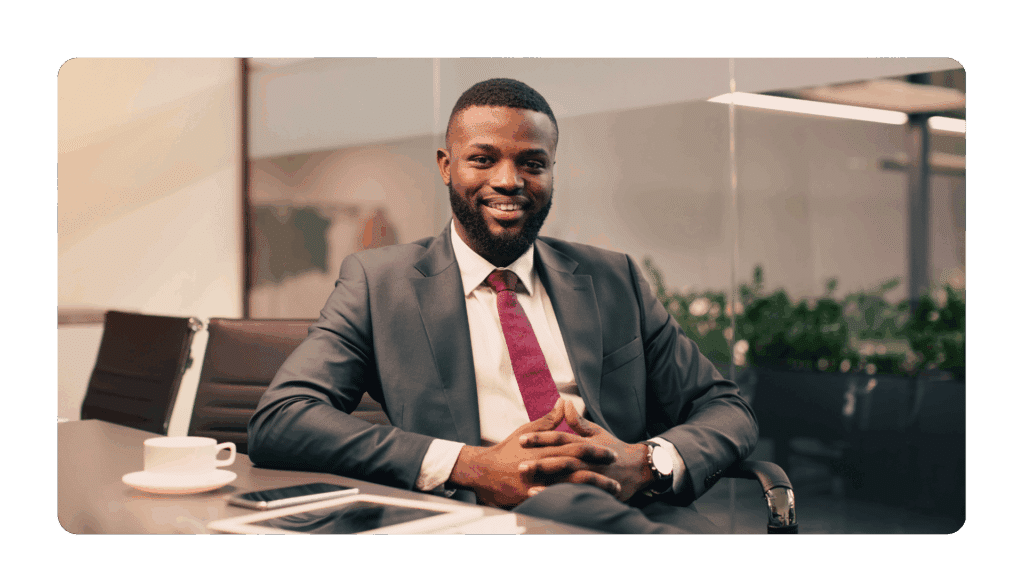 man representing one of the key personal qualities for a CEO - financial accumen