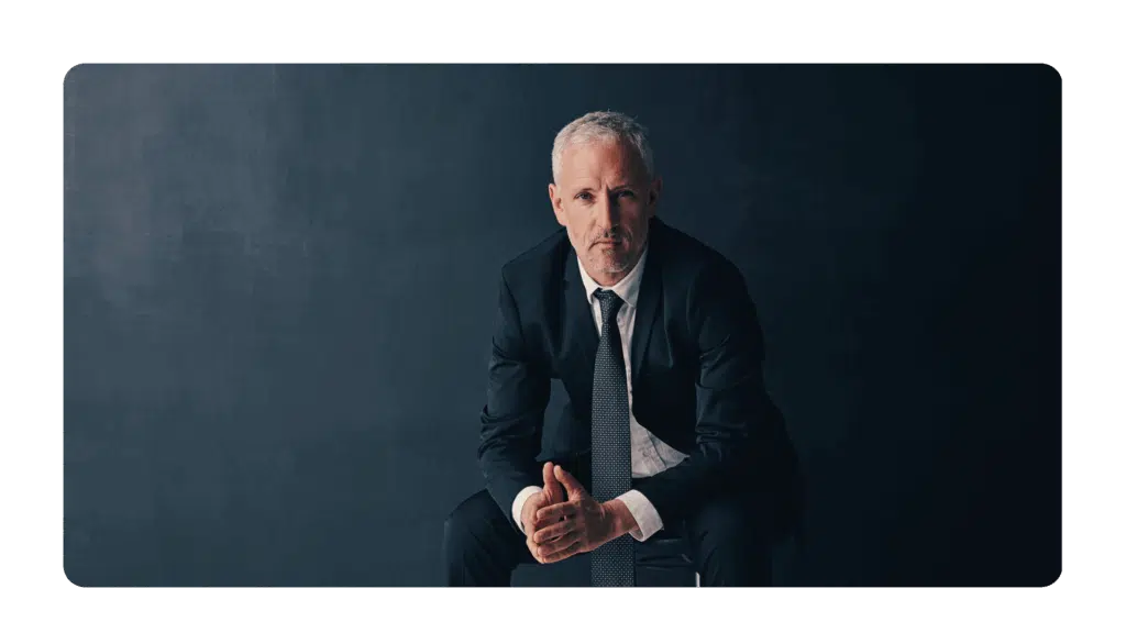 man representing one of the key personal qualities of a CEO - Integrity