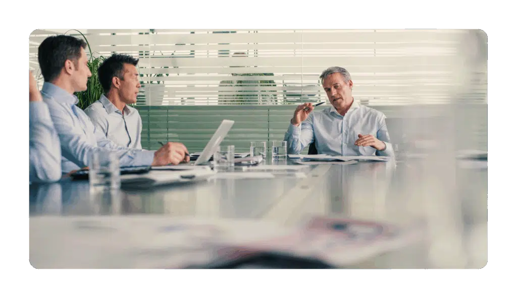 man representing one of the key personal qualities for a CEO - balancing risk