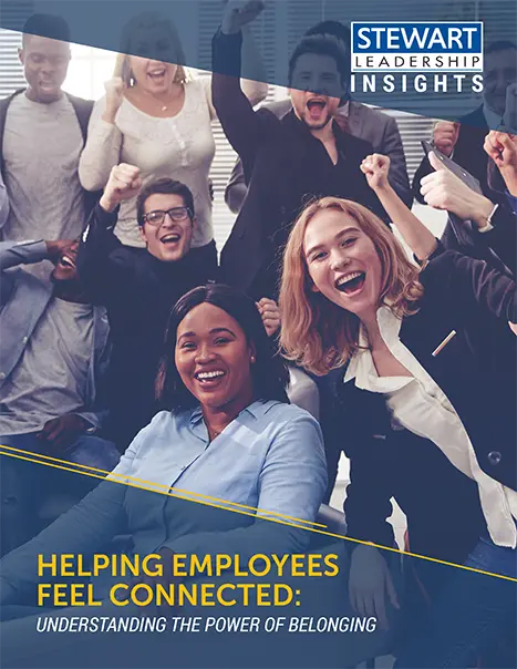 cover of white paper - Helping Employees Feel Liked: The Power of Belonging
