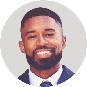 smiling executive