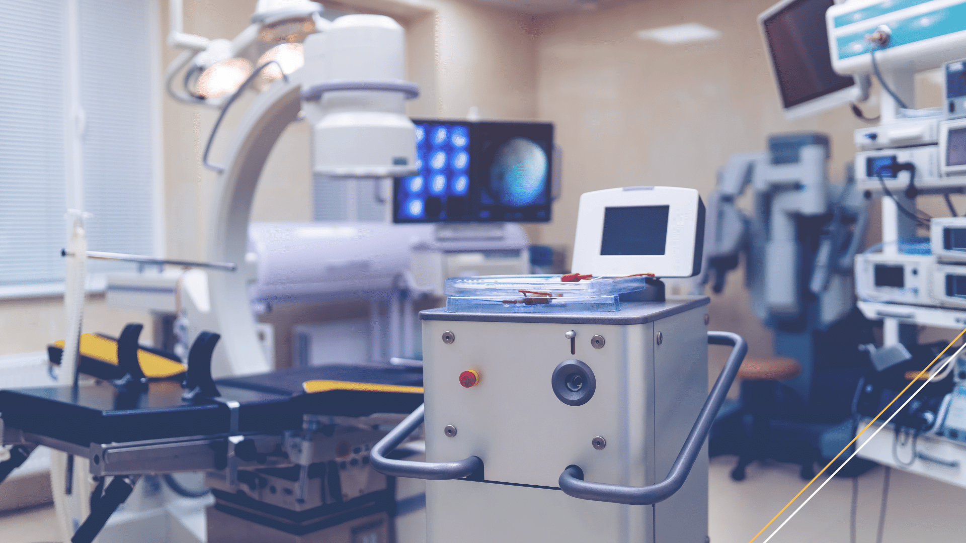 picture of medical devices in a hospital room