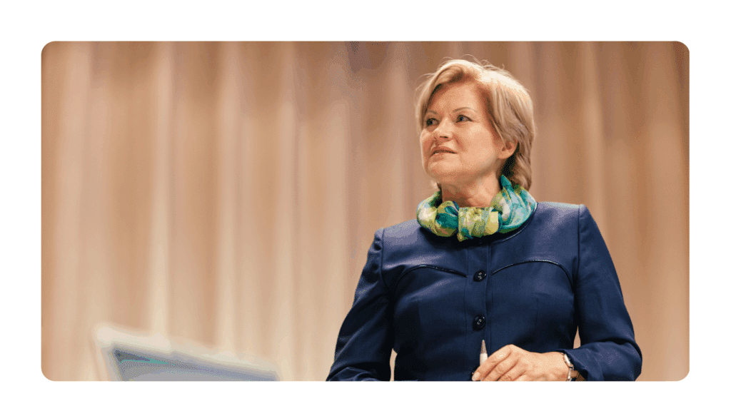 confident leader demonstrating body language in executive presence