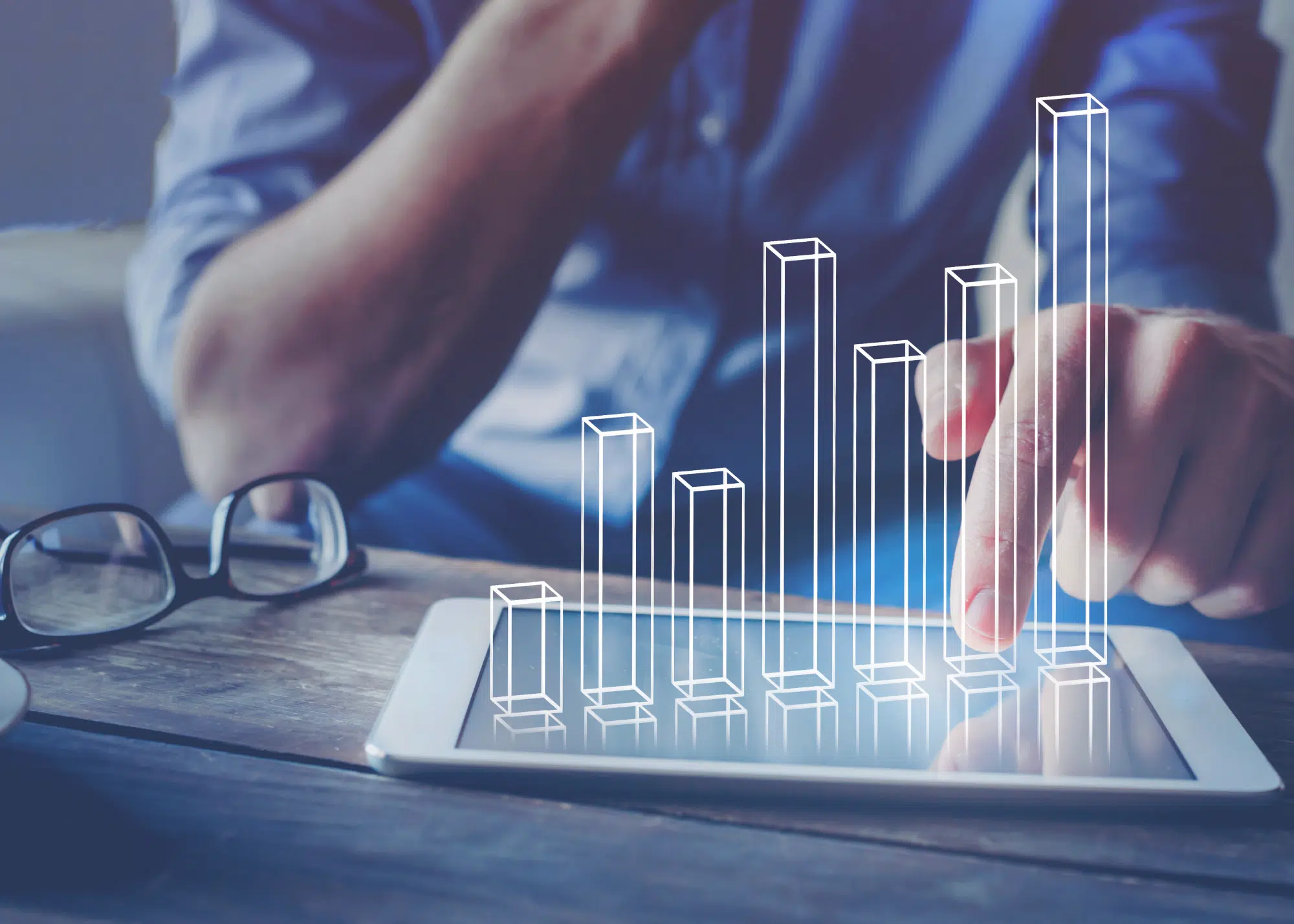 venture capital growth chart illustration