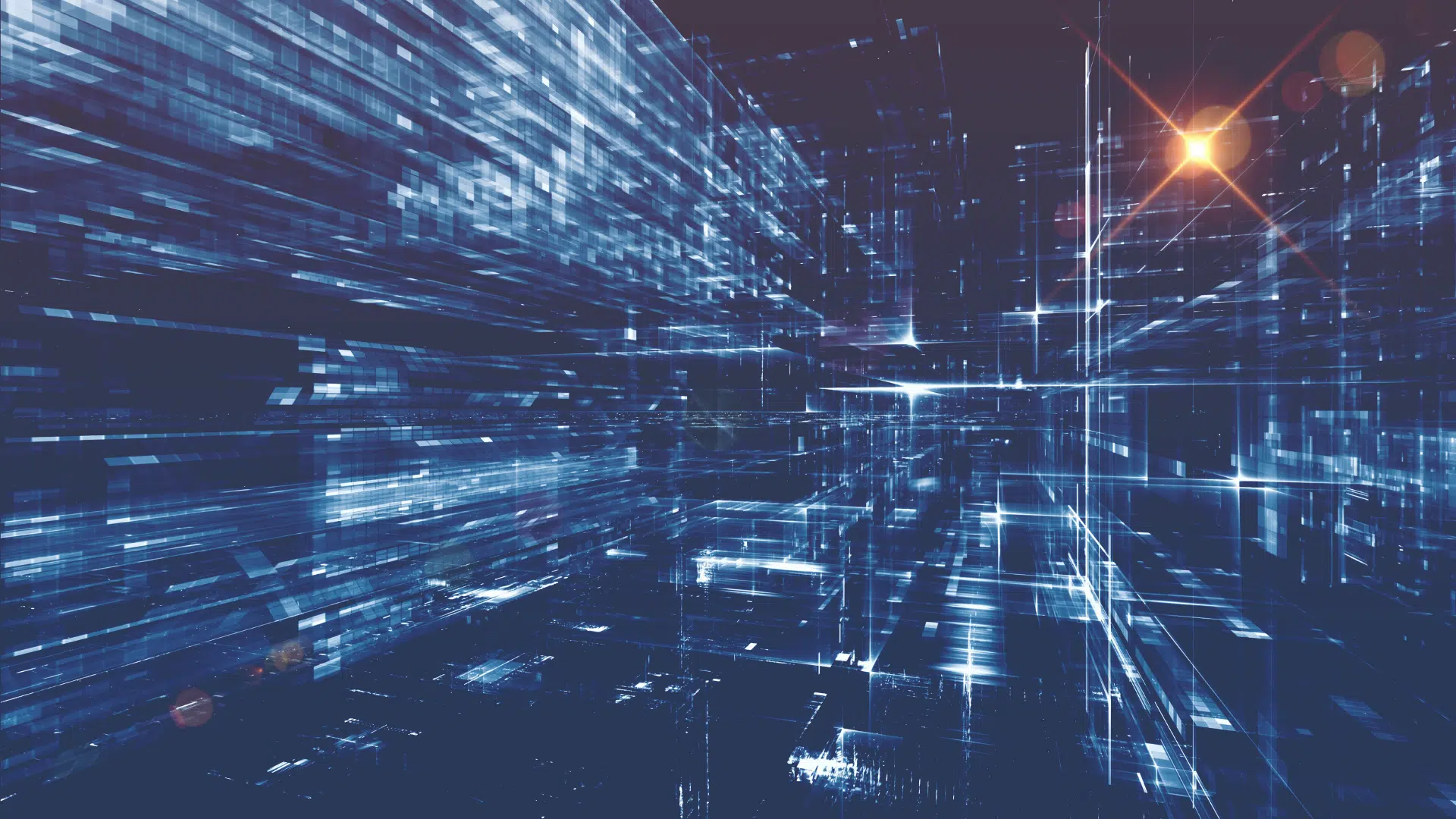 Abstract industrial image to represent industry 4.0